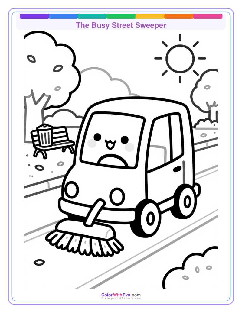 The Busy Street Sweeper preview