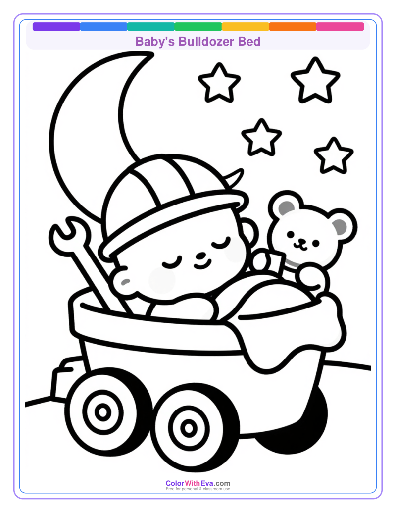 Baby's Bulldozer Bed thumbnail