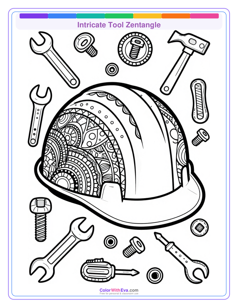 Intricate Tool Zentangle thumbnail