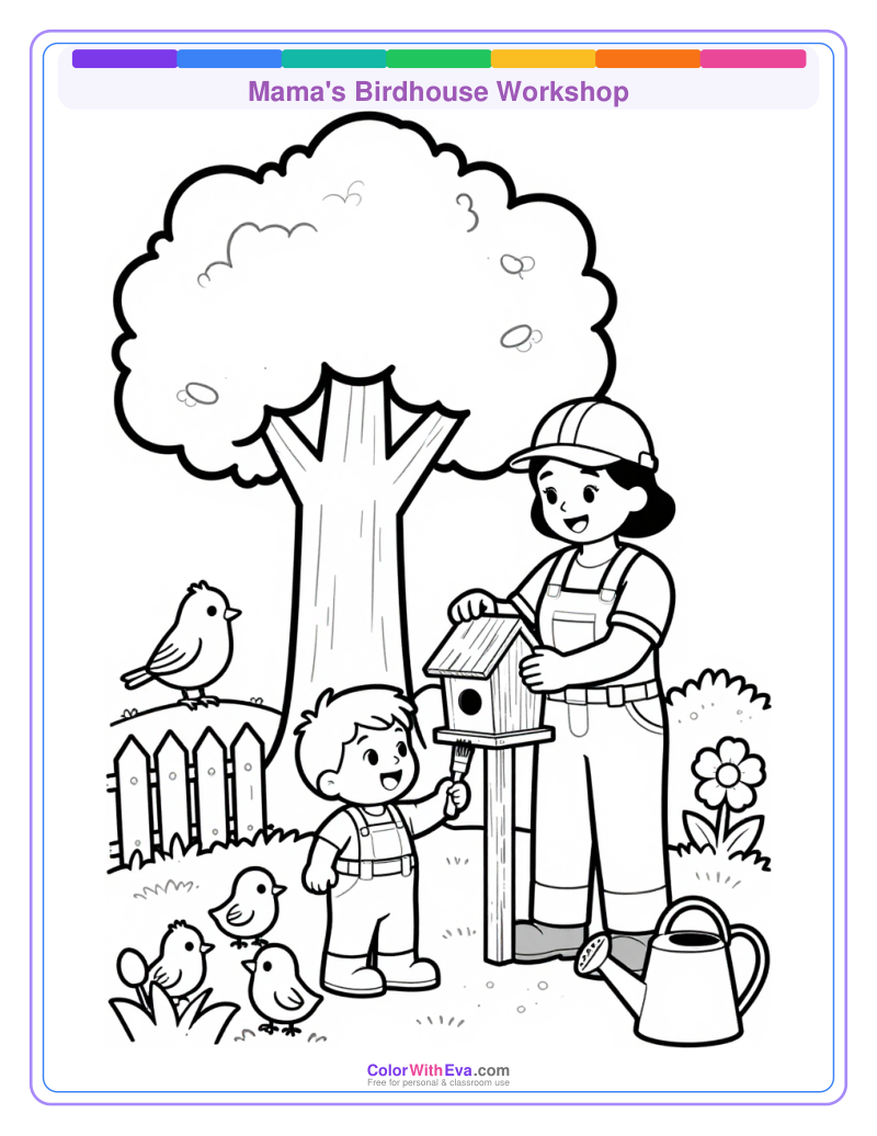 Mama's Birdhouse Workshop preview