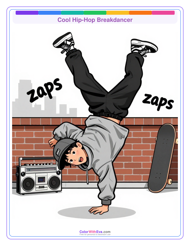 Cool Hip-Hop Breakdancer preview
