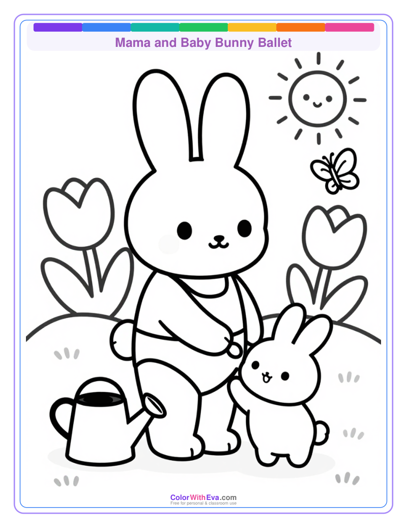 Mama and Baby Bunny Ballet thumbnail
