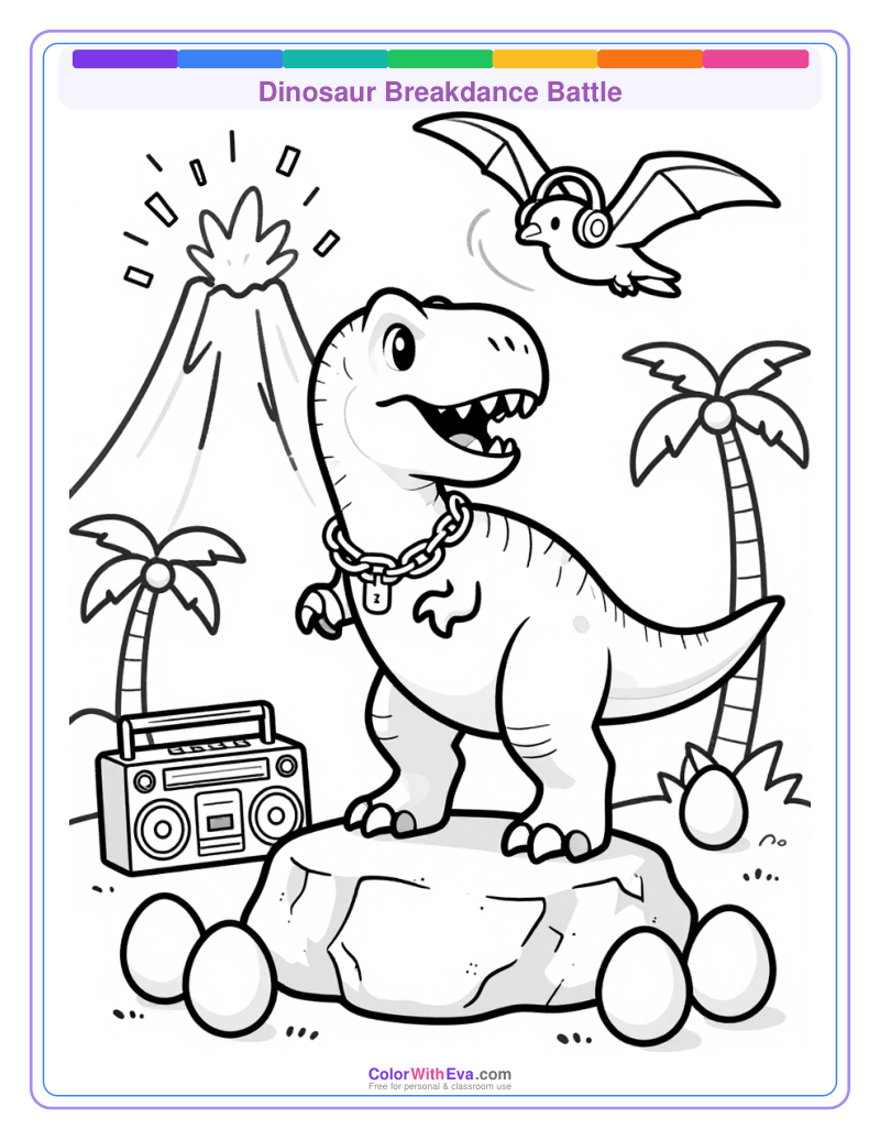 Dinosaur Breakdance Battle thumbnail