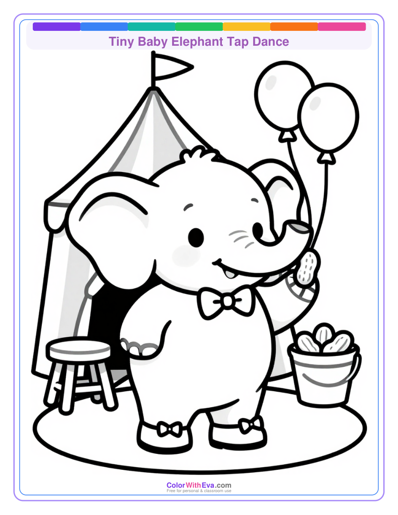 Tiny Baby Elephant Tap Dance thumbnail