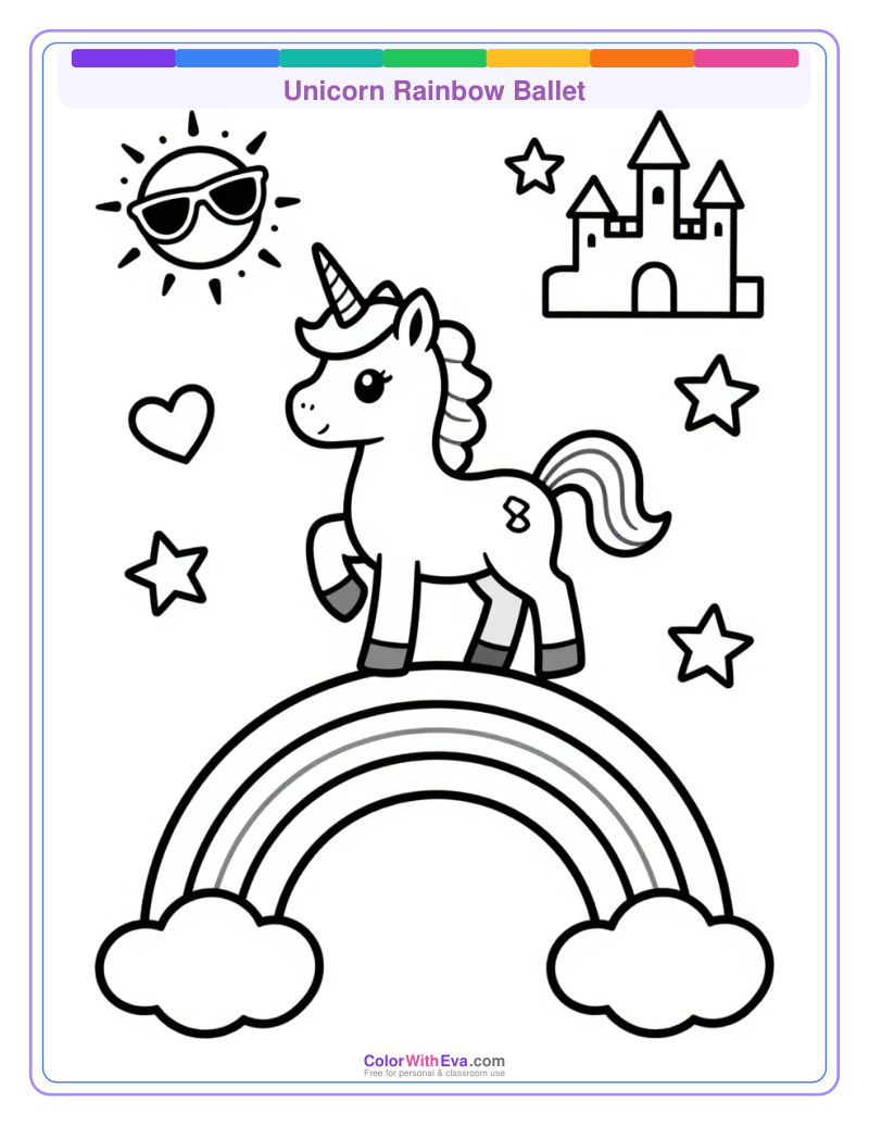 Unicorn Rainbow Ballet preview