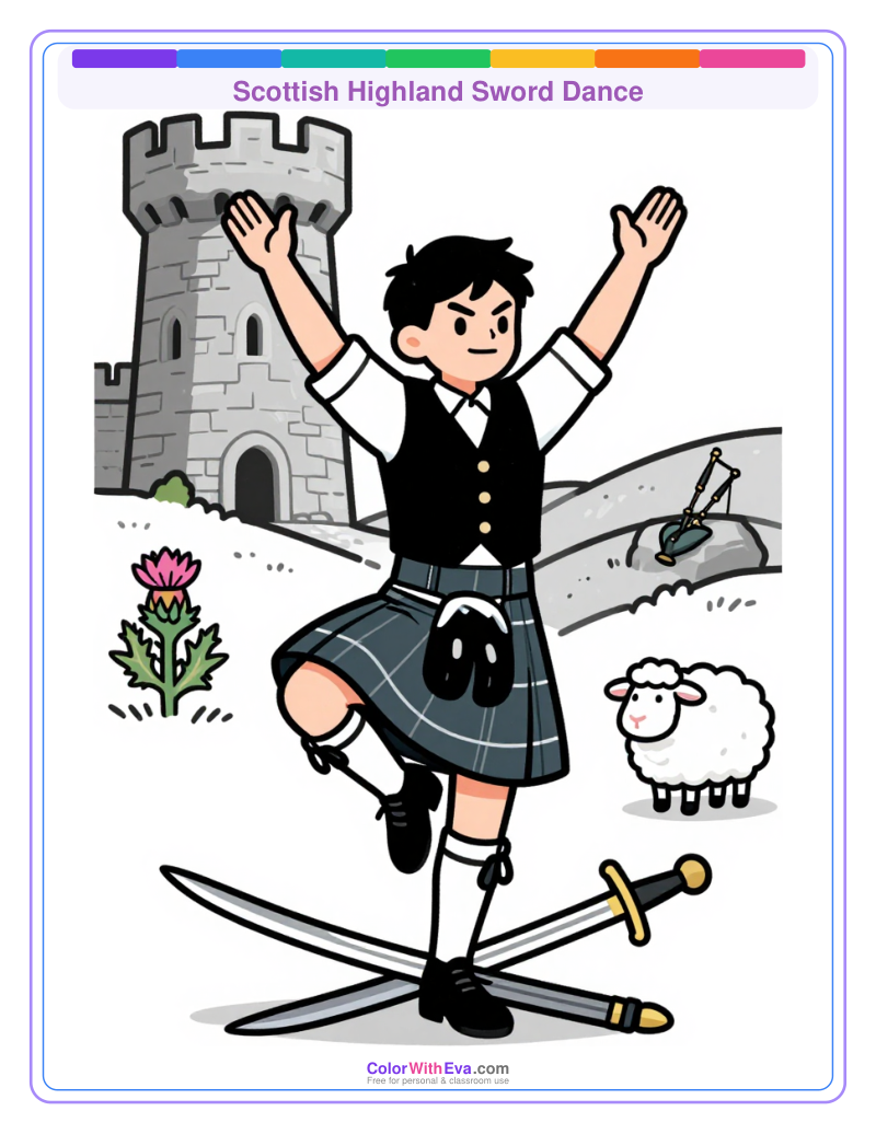 Scottish Highland Sword Dance preview