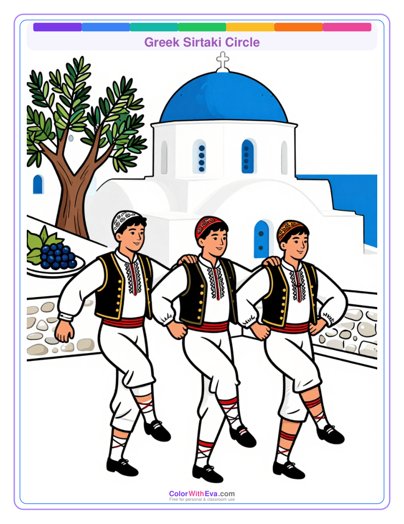 Greek Sirtaki Circle preview