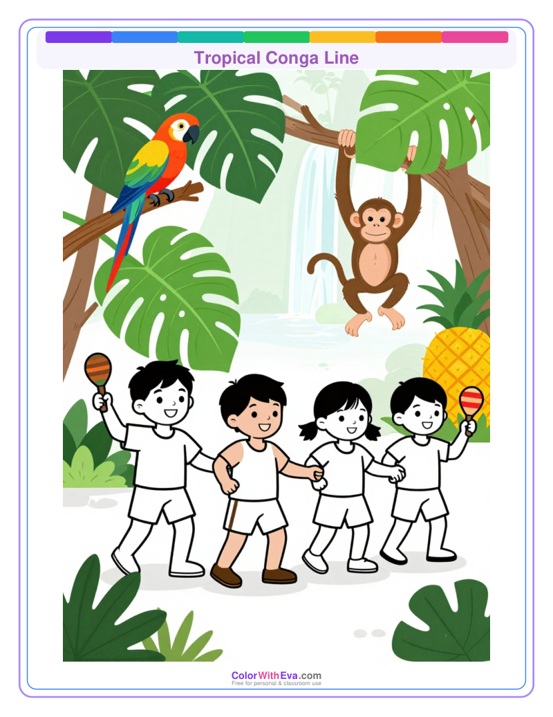Tropical Conga Line preview