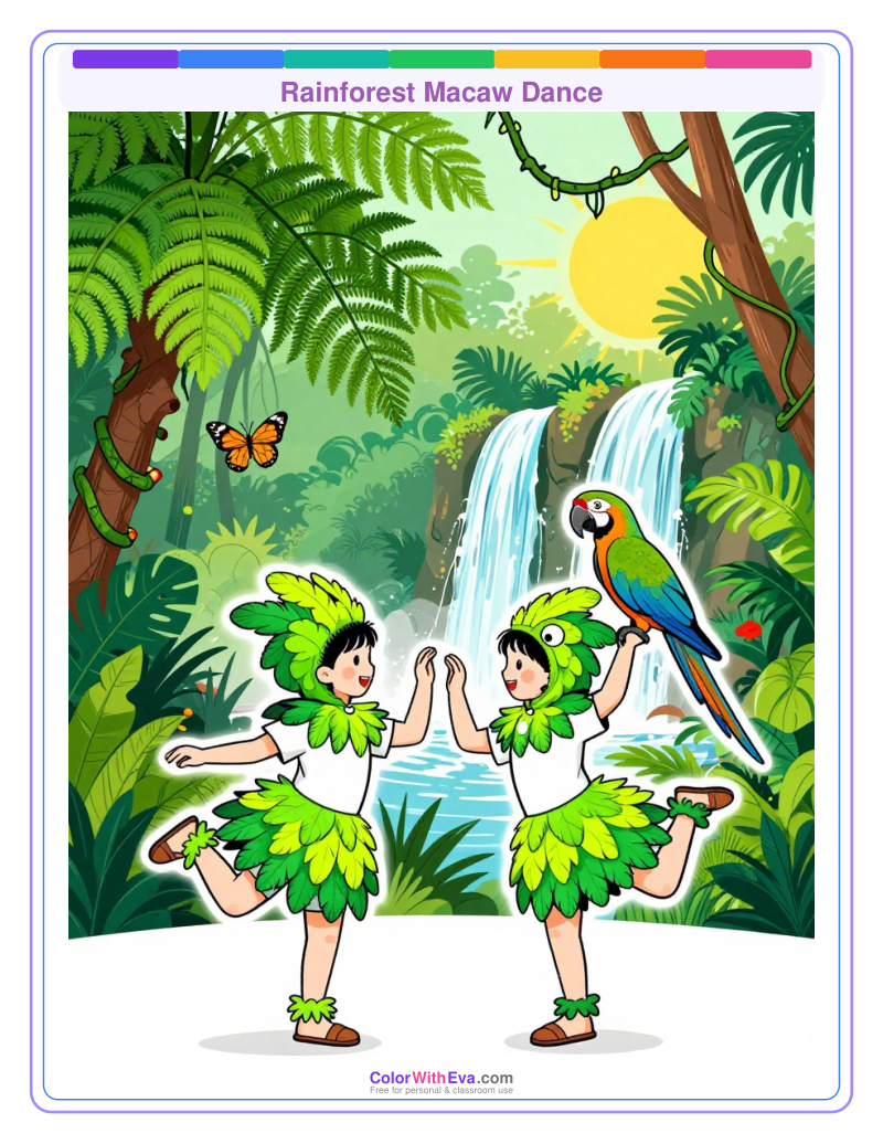 Rainforest Macaw Dance preview
