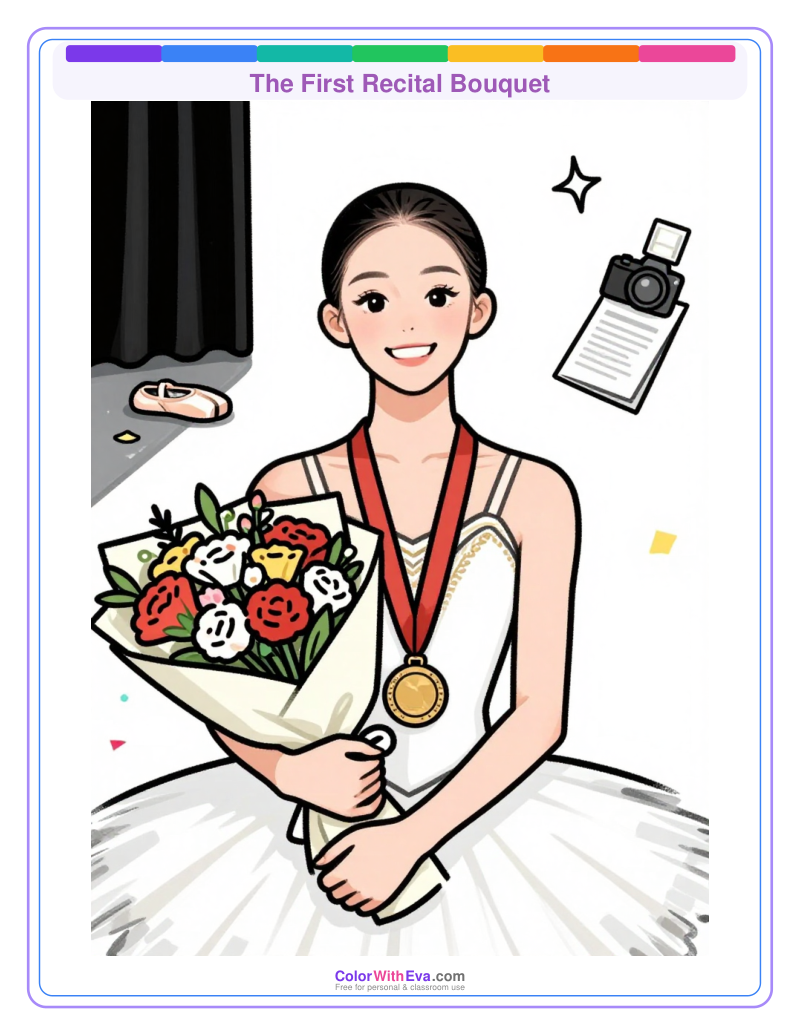 The First Recital Bouquet preview