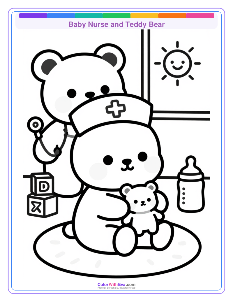 Baby Nurse and Teddy Bear thumbnail
