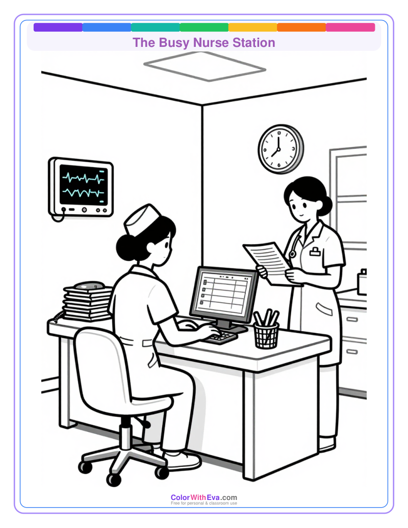 The Busy Nurse Station preview