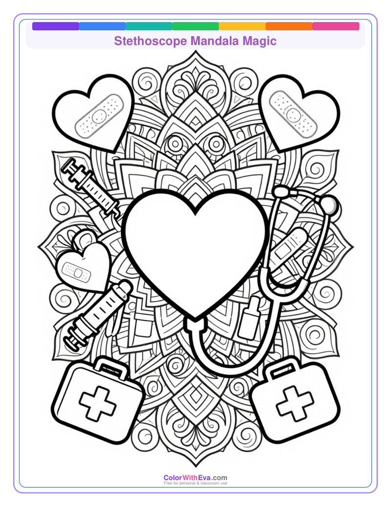 Stethoscope Mandala Magic thumbnail