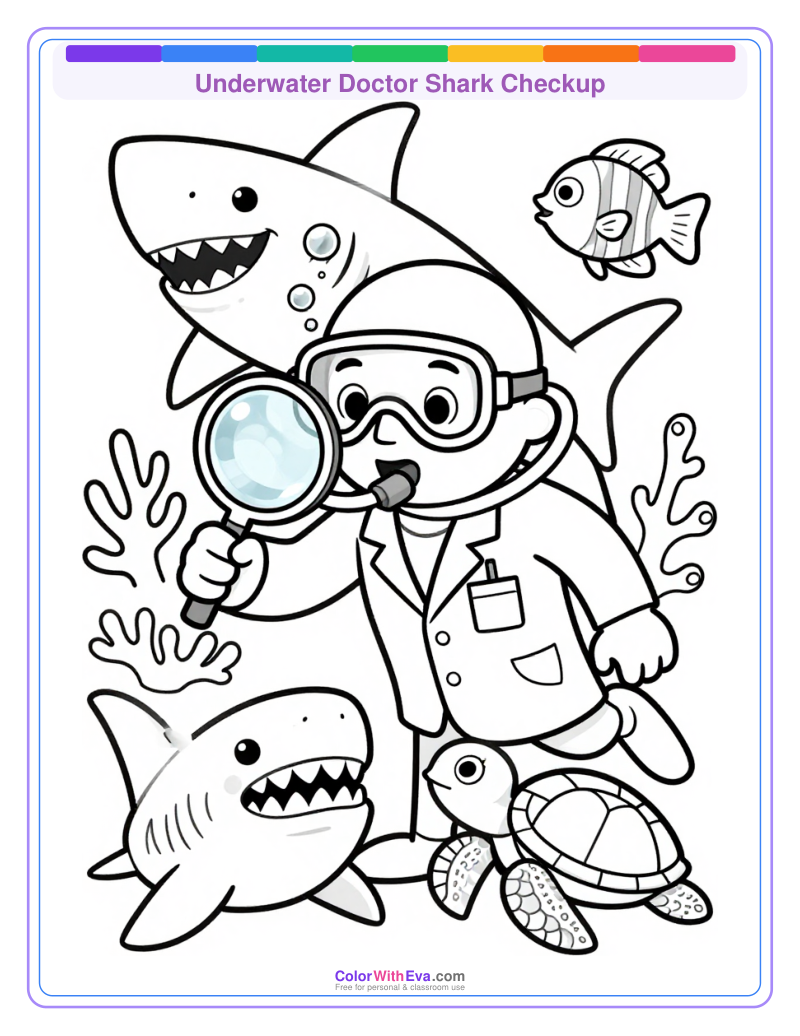 Underwater Doctor Shark Checkup preview