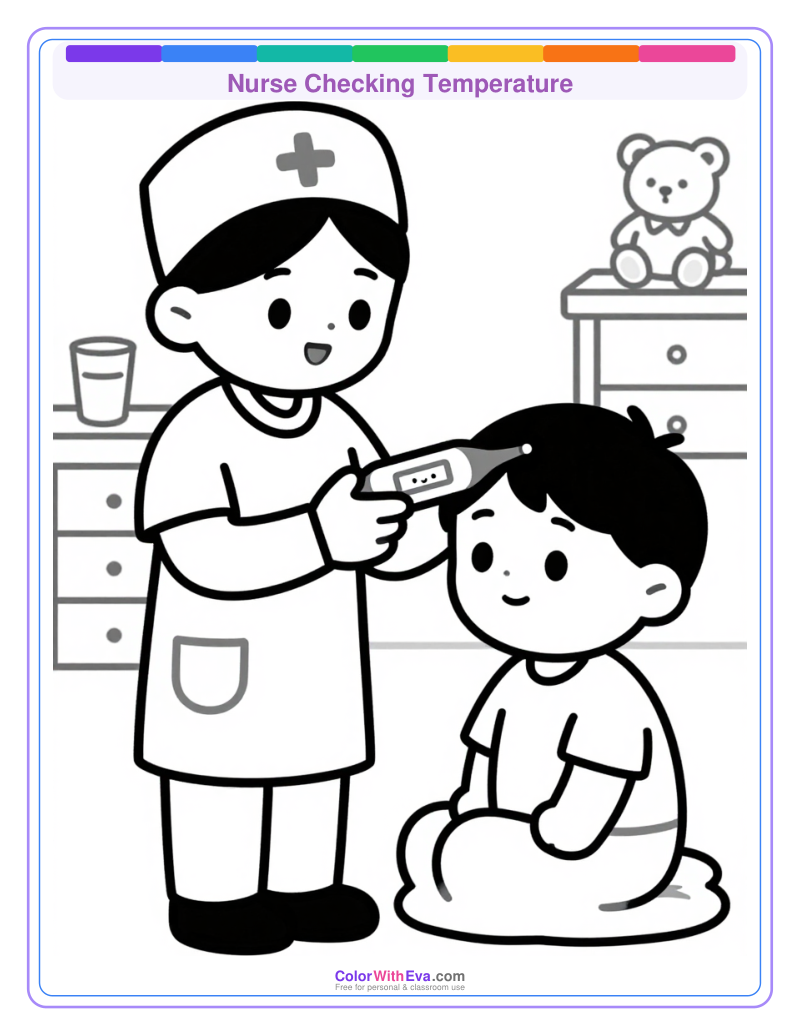 Nurse Checking Temperature preview