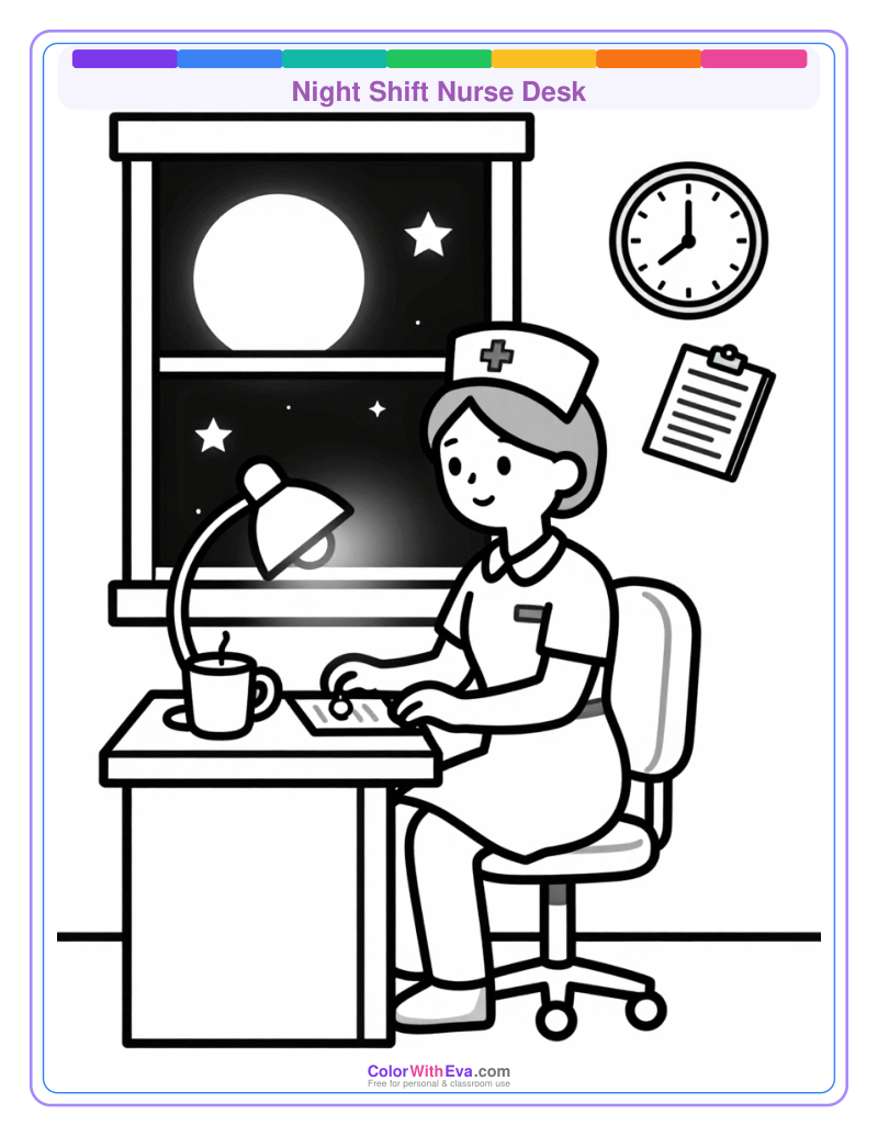 Night Shift Nurse Desk preview