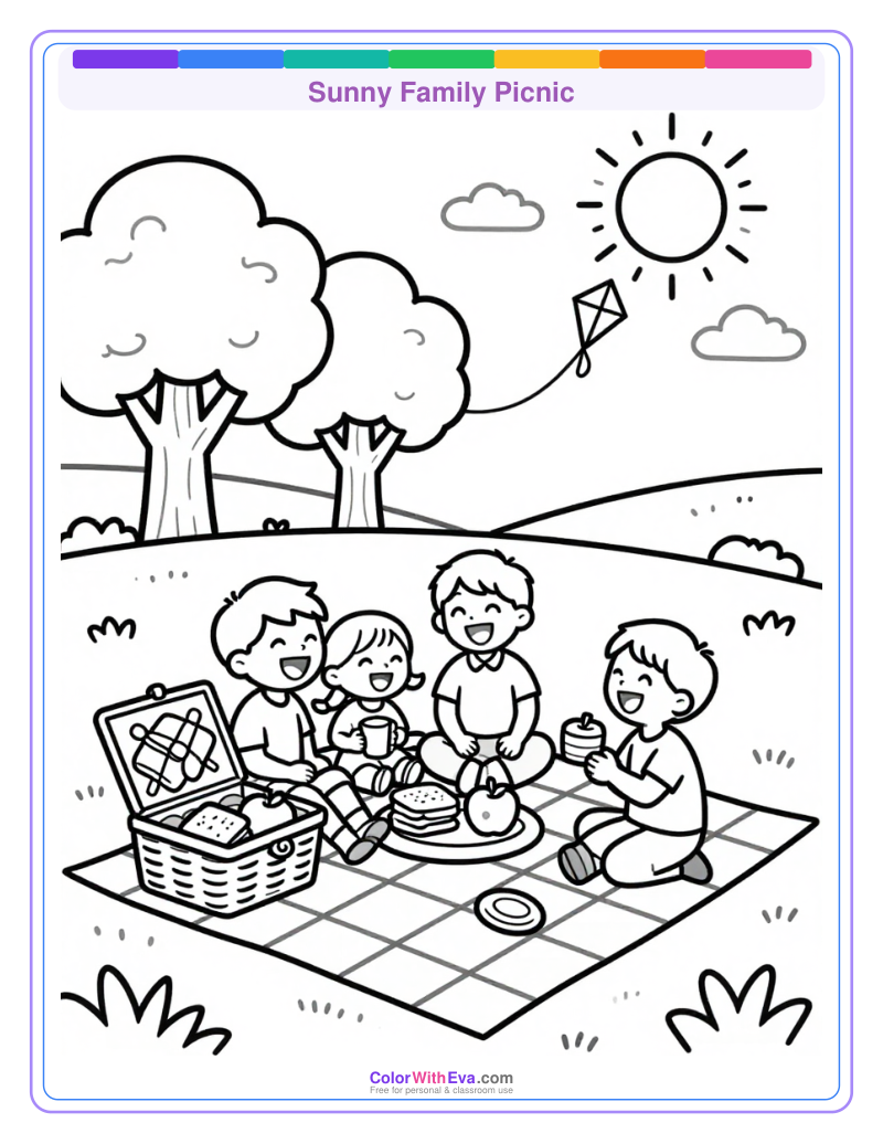 Sunny Family Picnic preview