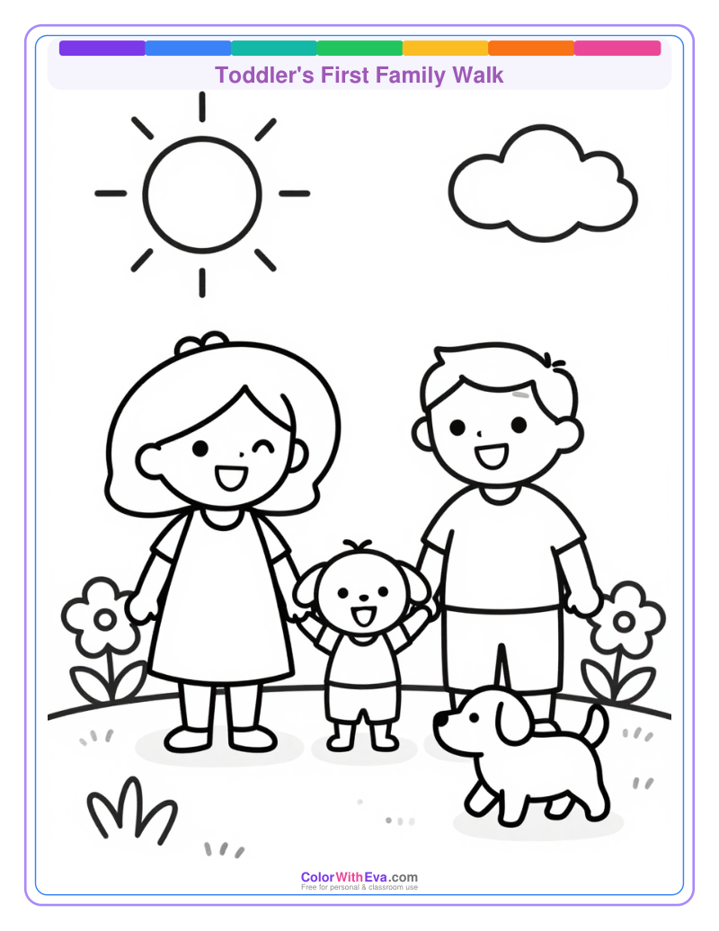 Toddler's First Family Walk thumbnail