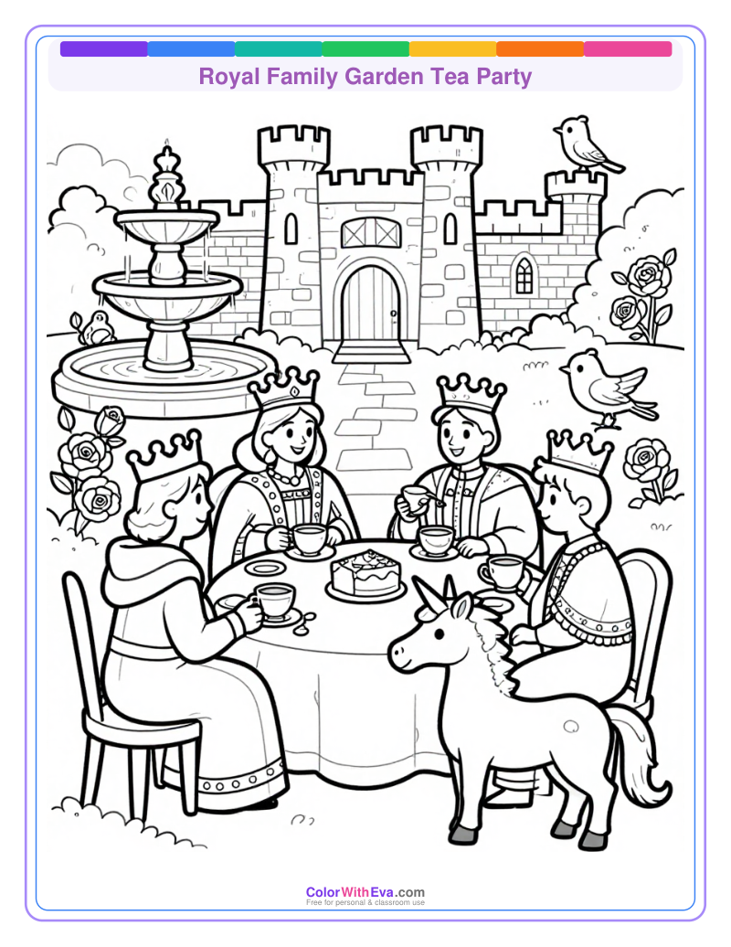 Royal Family Garden Tea Party preview
