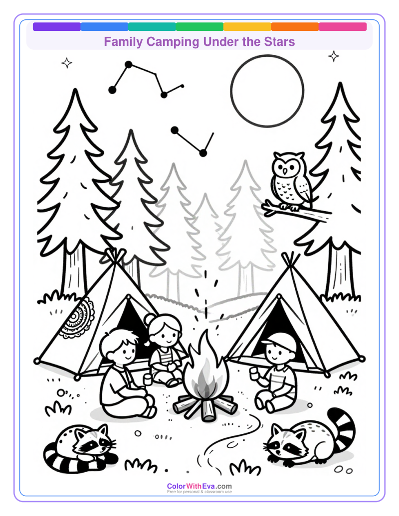 Family Camping Under the Stars thumbnail