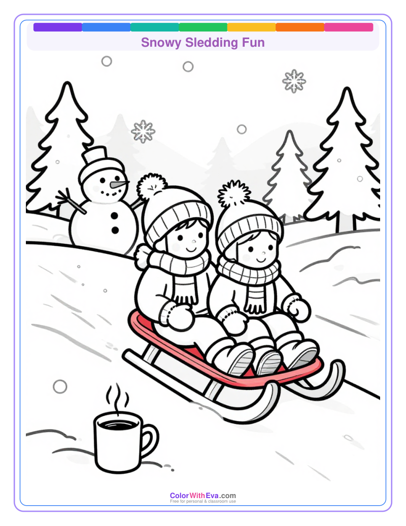 Snowy Sledding Fun preview