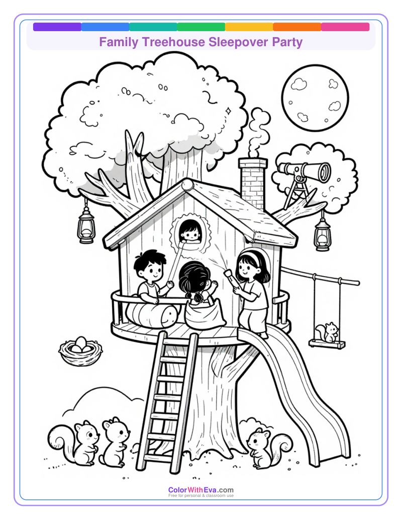 Family Treehouse Sleepover Party thumbnail