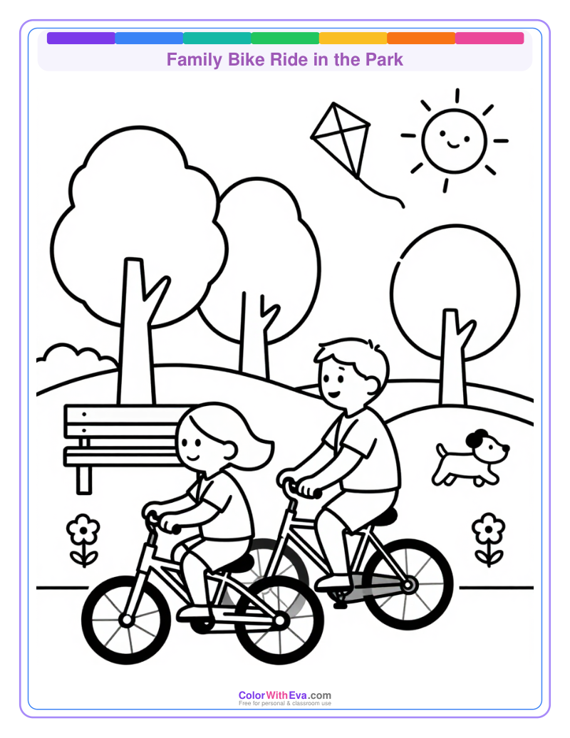 Family Bike Ride in the Park thumbnail