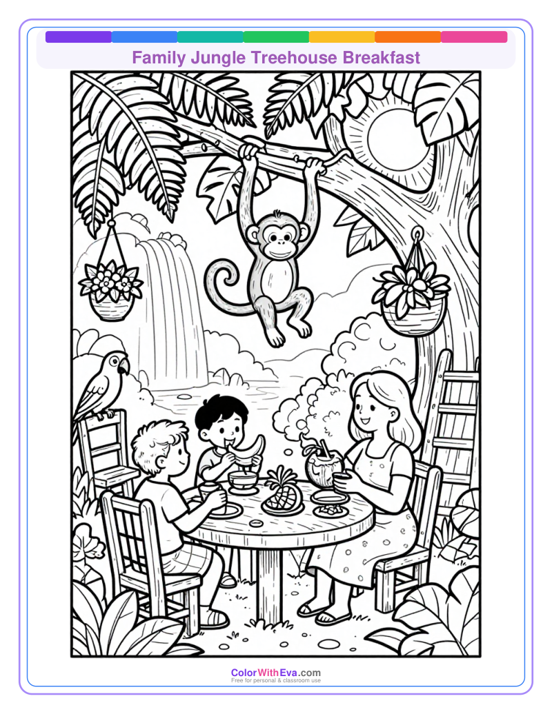 Family Jungle Treehouse Breakfast thumbnail