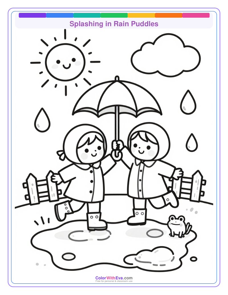 Splashing in Rain Puddles preview