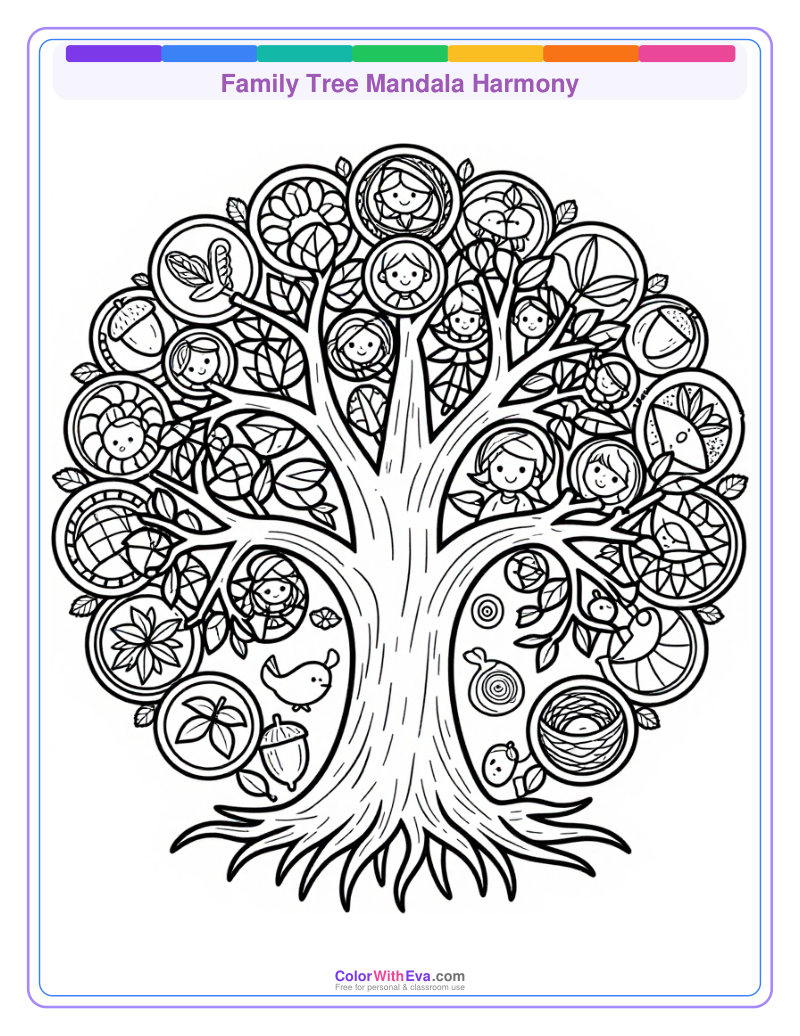 Family Tree Mandala Harmony thumbnail