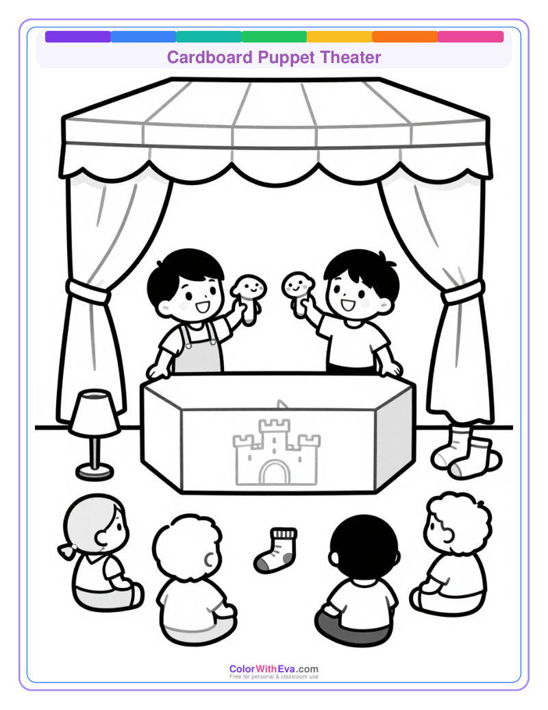 Cardboard Puppet Theater preview