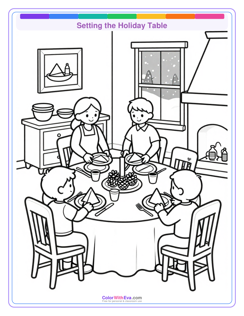 Setting the Holiday Table preview