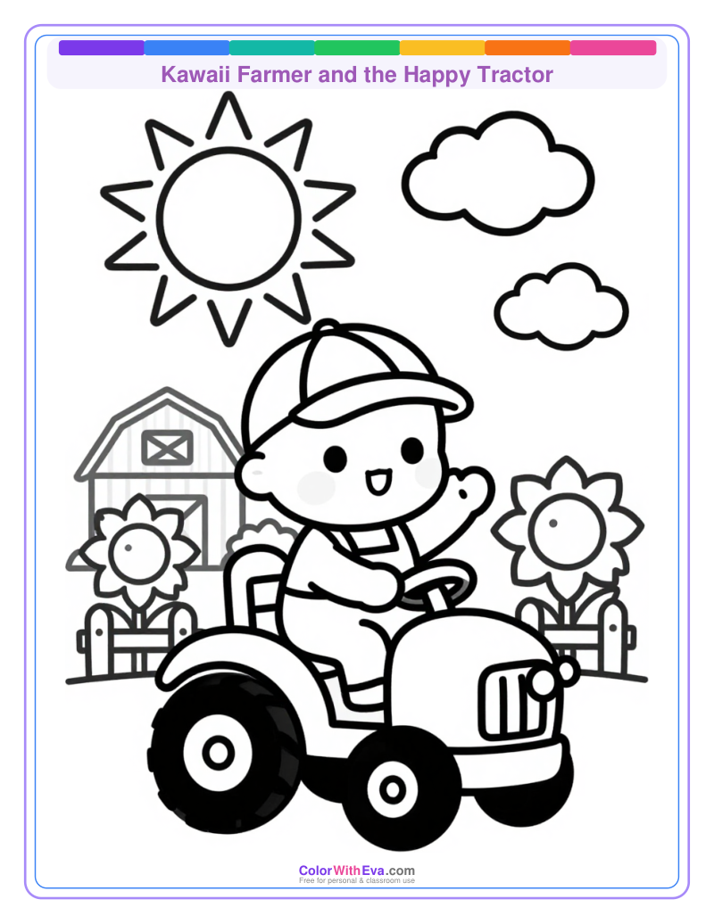 Kawaii Farmer and the Happy Tractor thumbnail