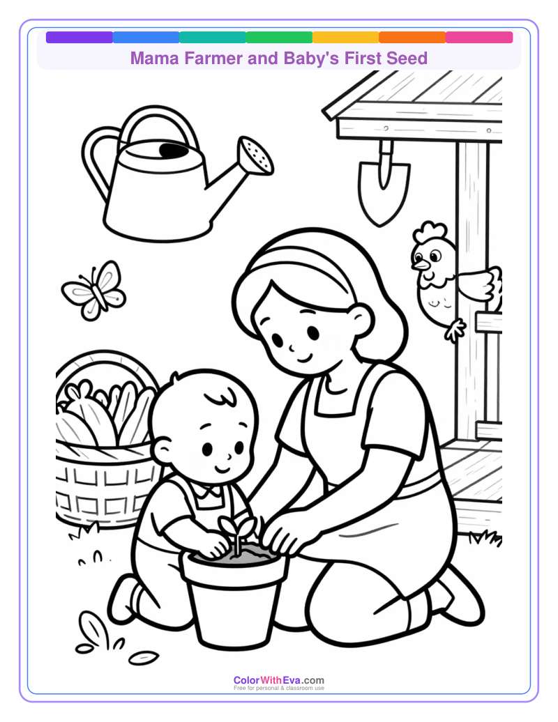 Mama Farmer and Baby's First Seed thumbnail