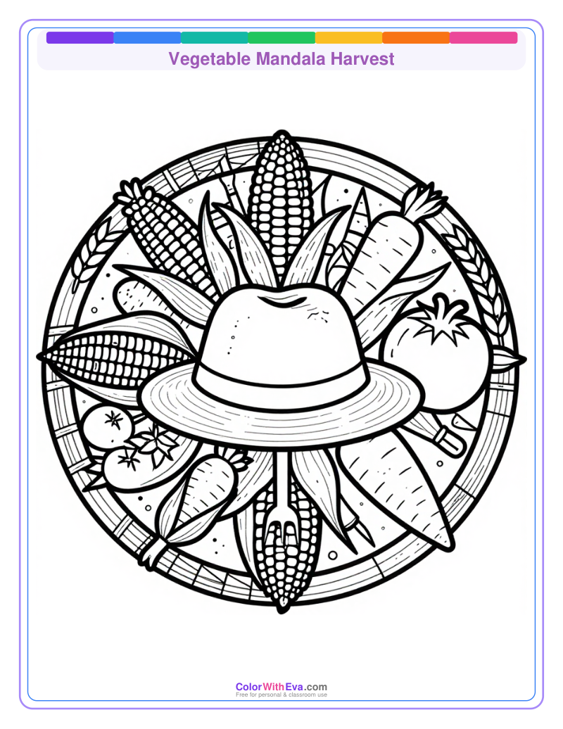 Vegetable Mandala Harvest thumbnail