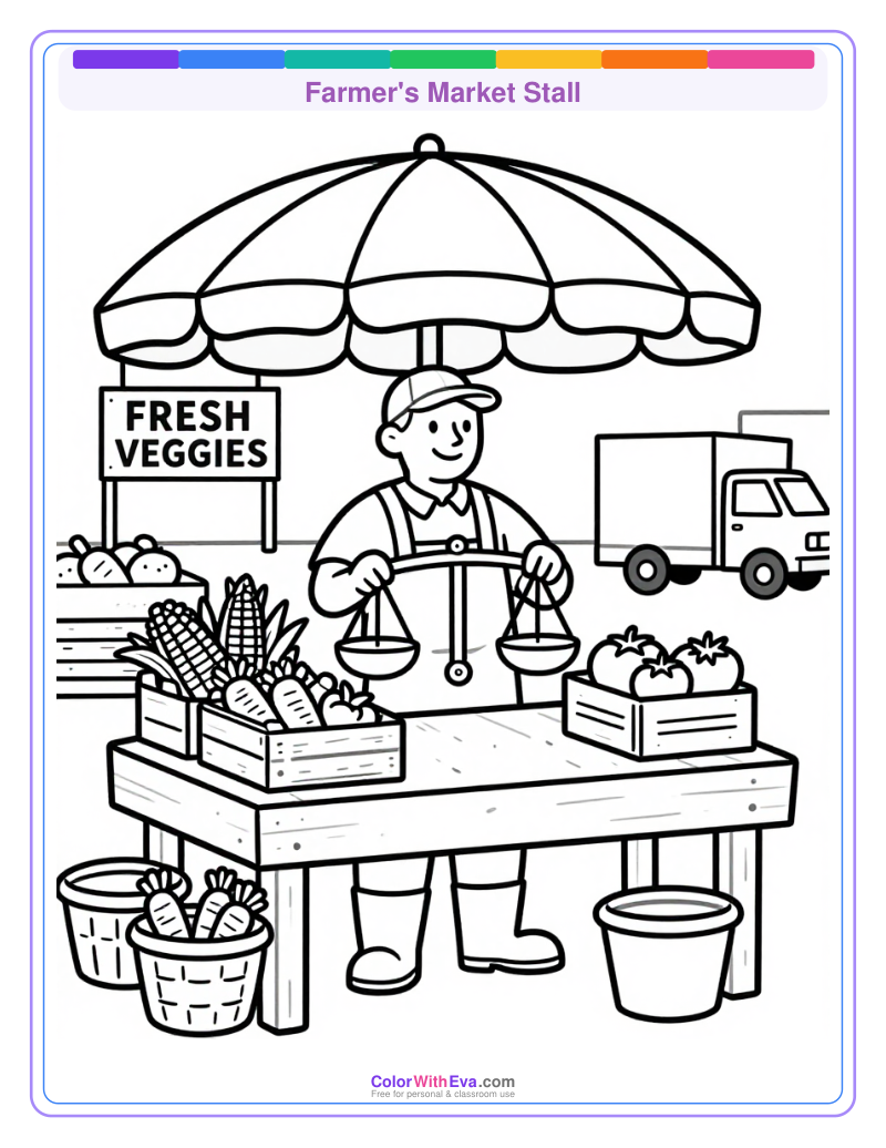 Farmer's Market Stall preview