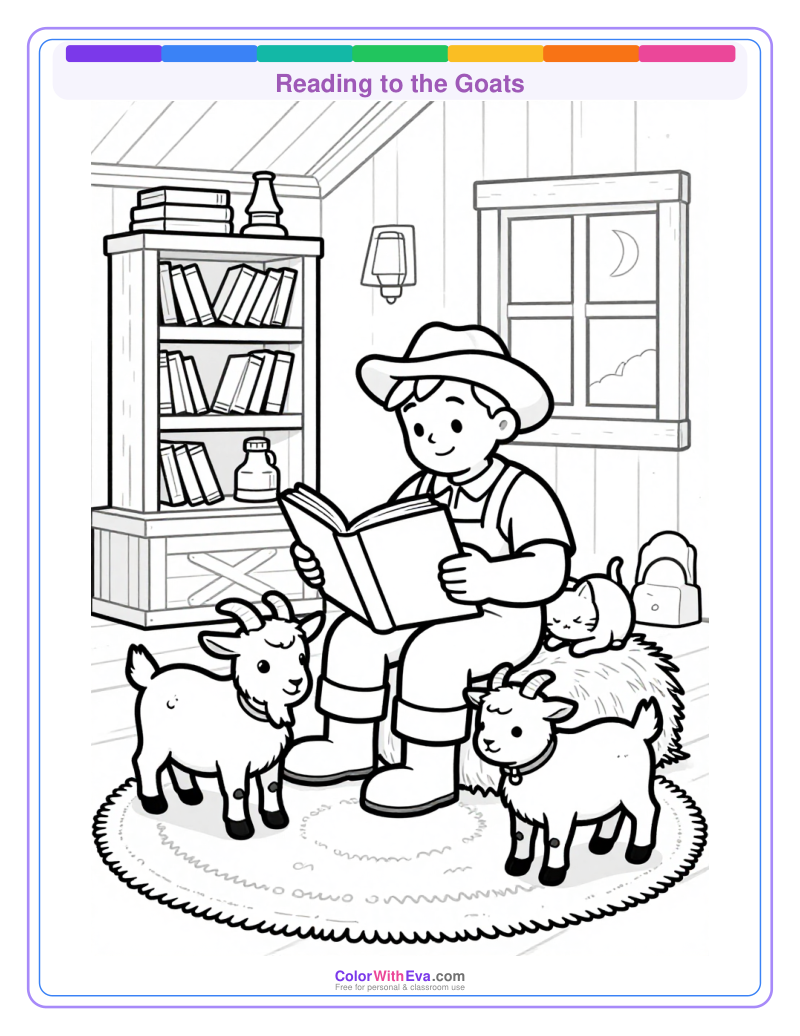 Reading to the Goats thumbnail