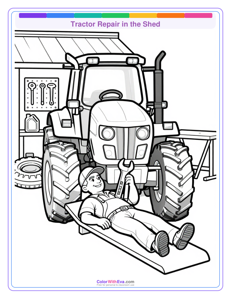 Tractor Repair in the Shed preview