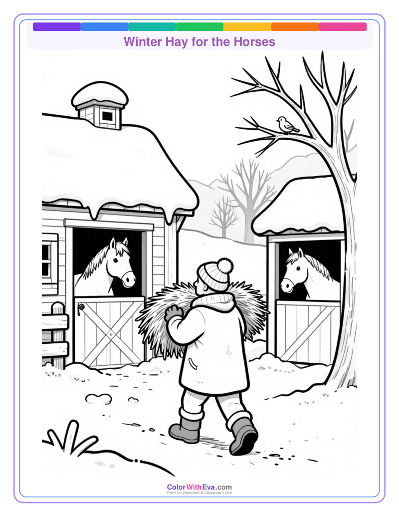 Winter Hay for the Horses preview