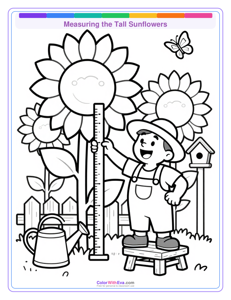 Measuring the Tall Sunflowers preview