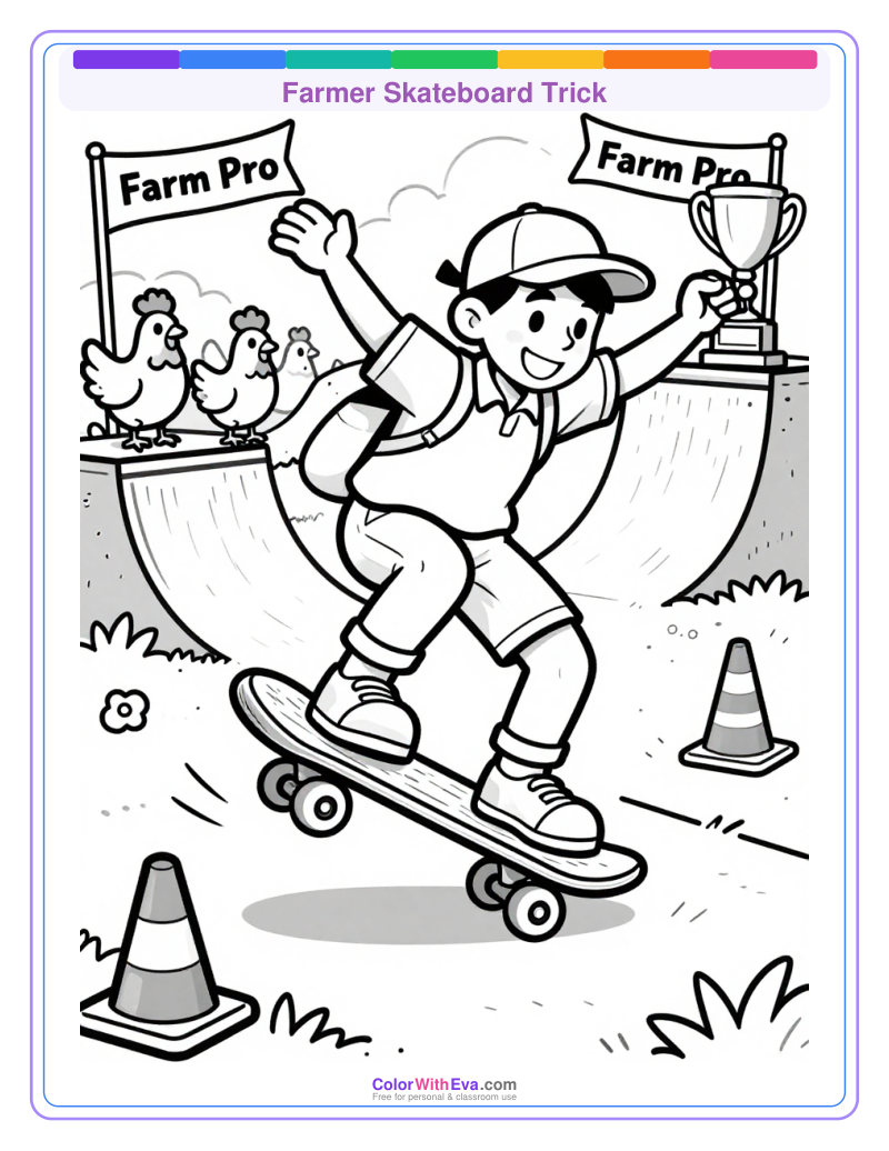 Farmer Skateboard Trick thumbnail