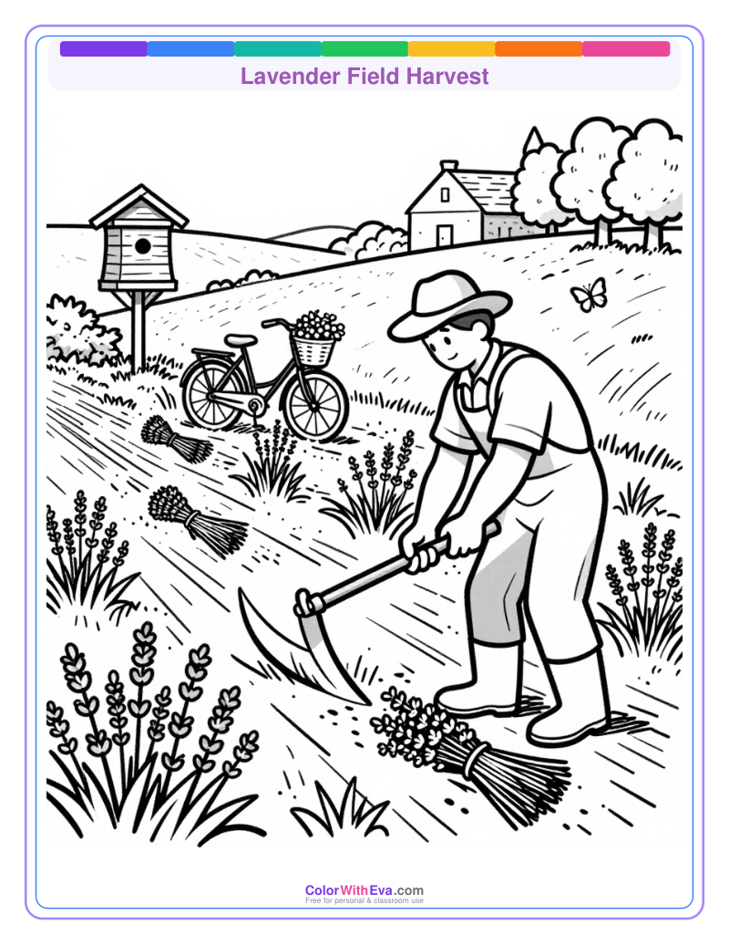 Lavender Field Harvest preview