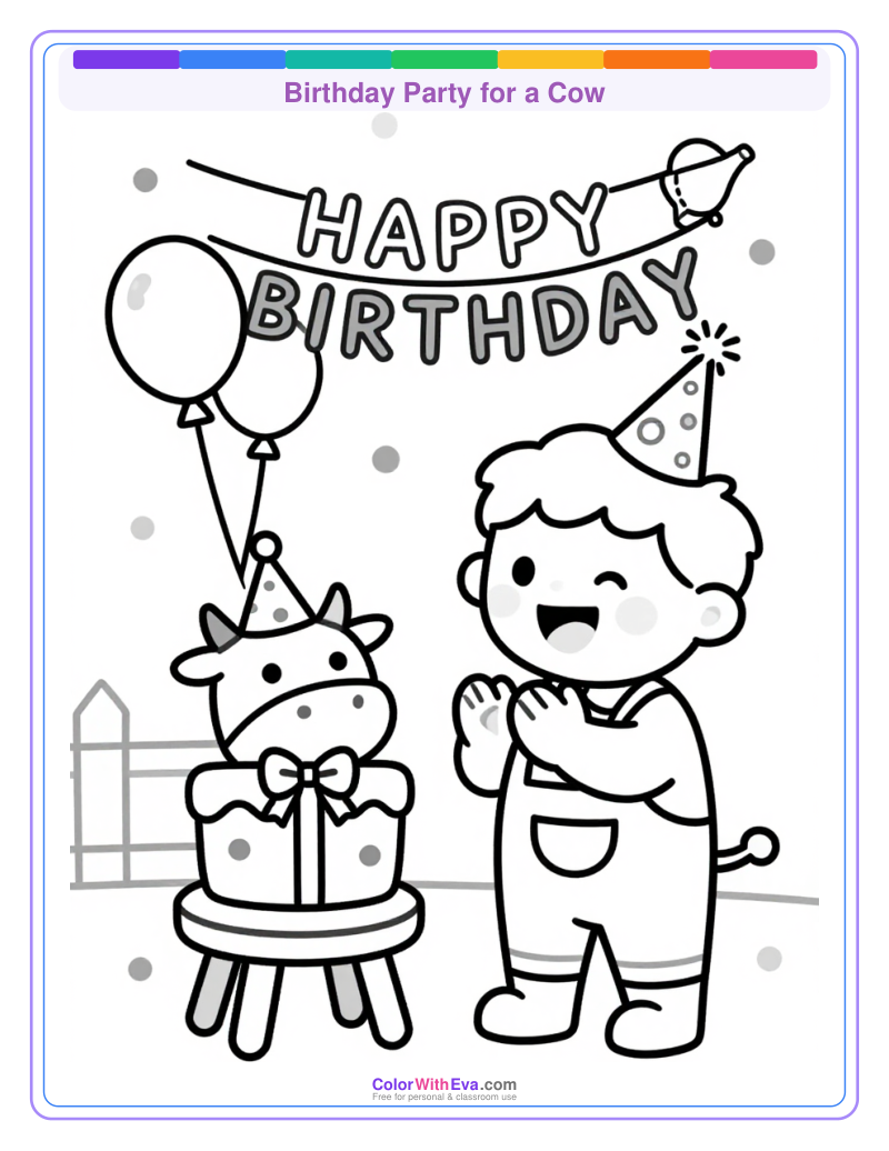 Birthday Party for a Cow thumbnail