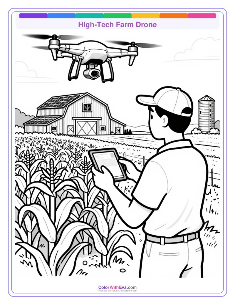 High-Tech Farm Drone preview