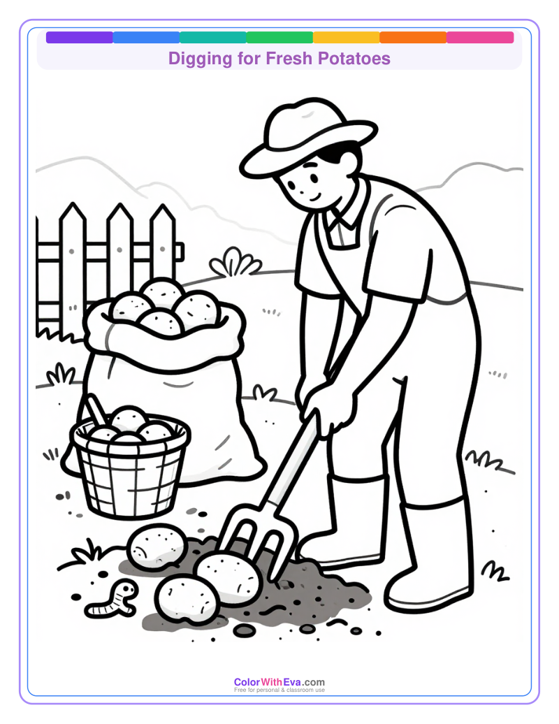 Digging for Fresh Potatoes preview