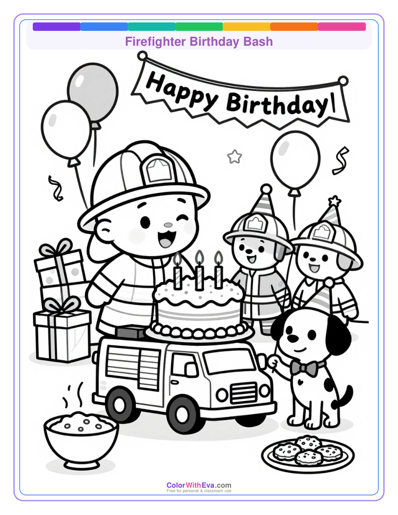 Firefighter Birthday Bash preview