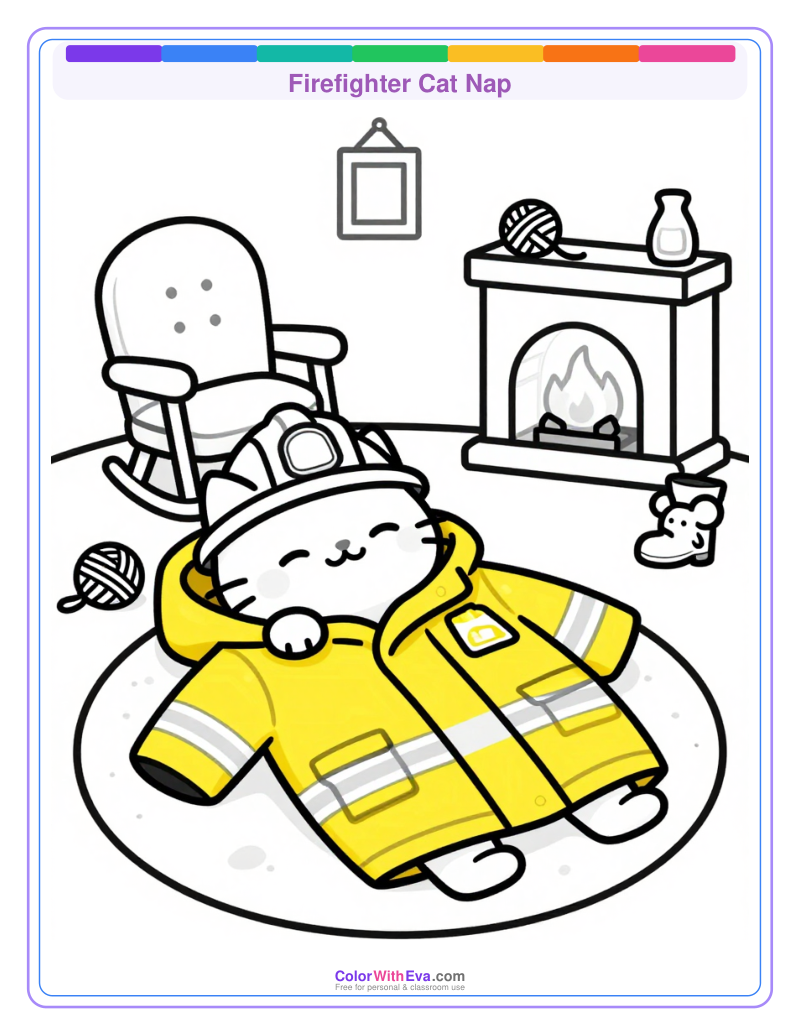 Firefighter Cat Nap thumbnail