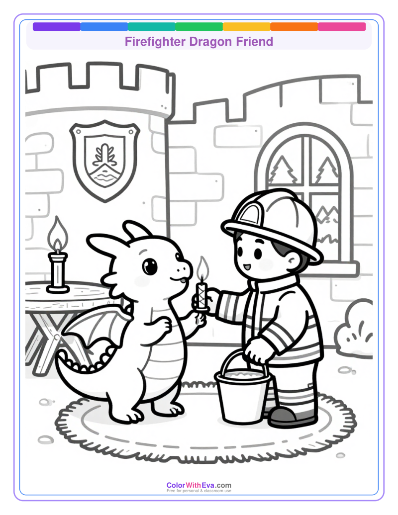 Firefighter Dragon Friend preview