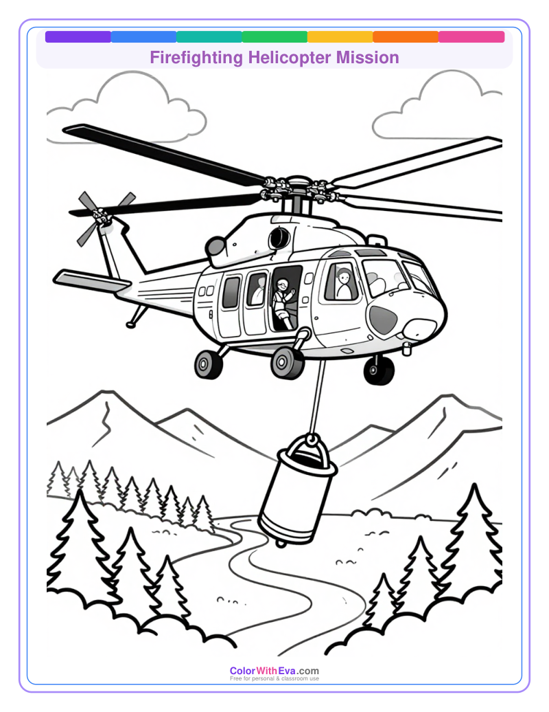 Firefighting Helicopter Mission preview