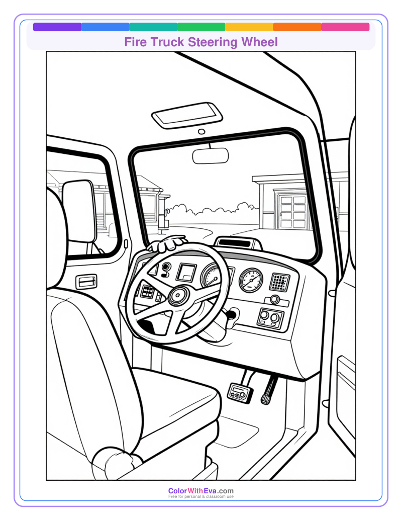 Fire Truck Steering Wheel preview